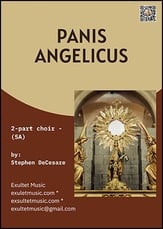 Panis Angelicus SA choral sheet music cover